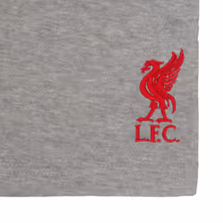 Liverpool FC Official Football Gift Mens Fleece Jogger Shorts - Grey, Large