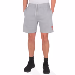 Liverpool FC Official Football Gift Mens Fleece Jogger Shorts - Grey, XL