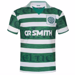 Celtic FC Mens Shirt Kit 1996 Home Retro OFFICIAL Football Gift - 2XL