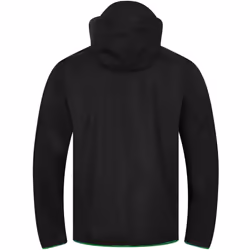 Celtic FC Official Football Gift Mens Shower Jacket Windbreaker - Black Green, XL
