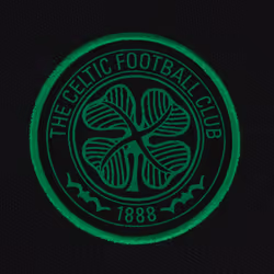 Celtic FC Mens Polo Shirt Crest OFFICIAL Football Gift - Black Single Crest, Medium