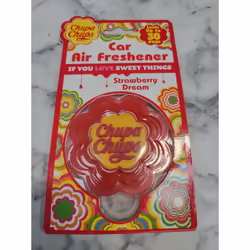 Chupa Chups Car Air Freshener Strawberry