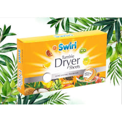 35 Swirl Tumble Dryer Sheets Tropical Fabric Conditioner Laundry Aid