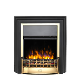 Dimplex Optiflame CHT20X-BR Cheriton Deluxe Brass Indoor Freestanding fireplace Electric