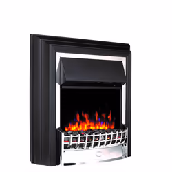 Dimplex Optiflame CHT20X-CH Cheriton Deluxe Chrome Indoor Freestanding fireplace Electric