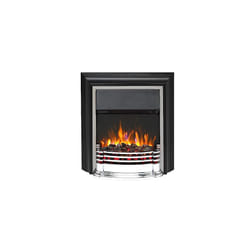 Dimplex Detroit Deluxe Optiflame Freestanding Fire, Electric Fireplace with LED Flame Effect, Variable Flame Brightness