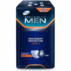 TENA 750830 Men Level 3 Incontinence Pad (Pack of 16)