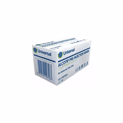 Universal Uni-Wipe Alcotip Swabs with 70% IPA (Box of 100)