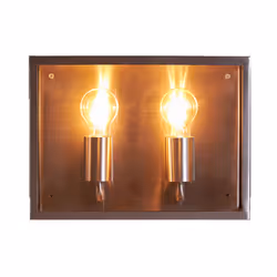 Biard Valbo Stainless Steel Outdoor Twin Light