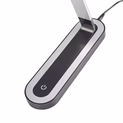 Black LED Folding Desk Lamp - Touch Swich