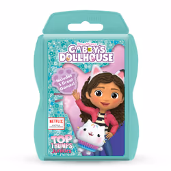 Gabby's Dollhouse Top Trumps Junior Card Game