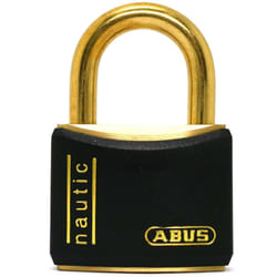 ABUS 01040 Nautic Inox Series Solid Brass Padlock - Black