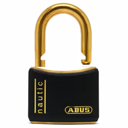 ABUS 01040 Nautic Inox Series Solid Brass Padlock - Black