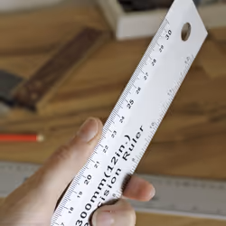 Faithfull RULE300 300mm/ 12-inch Aluminium Rule
