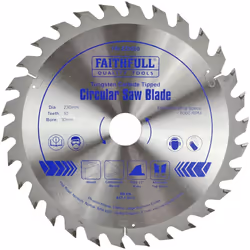 Faithfull FAIZ23030 TCT Circular Saw Blade 230 mm x 30 mm Bore x 30 Teeth