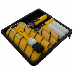 10411 Max Coat Paint Roller and Brush Set for Emulsion and Gloss 10 Piece Pack Set