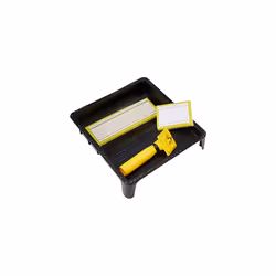 24300 Task Partner Paint Pad Kit with Large and Small Pads for Emulsion and Gloss 4 Piece Pack Set Black