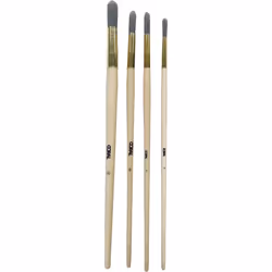 Coral 33301 Precision Round Fitch Paint Brushes Set 4 piece