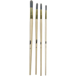 Coral 33301 Precision Round Fitch Paint Brushes Set 4 piece
