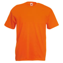 Fruit Of The Loom Mens Valueweight Short Sleeve T-Shirt - S, Orange