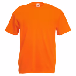 Fruit Of The Loom Mens Valueweight Short Sleeve T-Shirt - 2XL, Orange