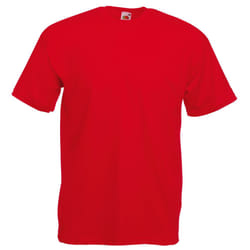 Fruit Of The Loom Mens Valueweight Short Sleeve T-Shirt - S, Red