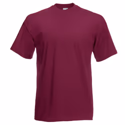 Fruit Of The Loom Mens Valueweight Short Sleeve T-Shirt - M, Burgundy