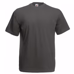 Fruit Of The Loom Mens Valueweight Short Sleeve T-Shirt - S, Light Graphite
