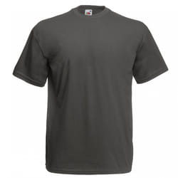 Fruit Of The Loom Mens Valueweight Short Sleeve T-Shirt - 2XL, Light Graphite