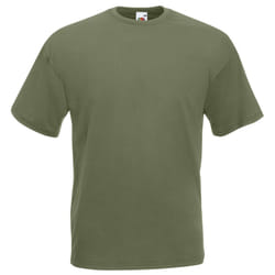 Fruit Of The Loom Mens Valueweight Short Sleeve T-Shirt - L, Classic Olive