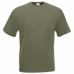 Fruit Of The Loom Mens Valueweight Short Sleeve T-Shirt - 2XL, Classic Olive
