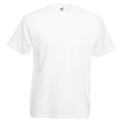 Fruit Of The Loom Mens Valueweight Short Sleeve T-Shirt - M, White