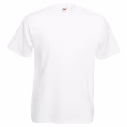 Fruit Of The Loom Mens Valueweight Short Sleeve T-Shirt - 3XL, White