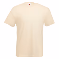Fruit Of The Loom Mens Valueweight Short Sleeve T-Shirt - S, Natural