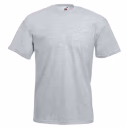 Fruit Of The Loom Mens Valueweight Short Sleeve T-Shirt - L, Heather Grey