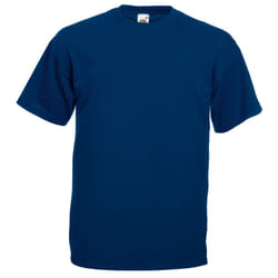 Fruit Of The Loom Mens Valueweight Short Sleeve T-Shirt - L, Navy