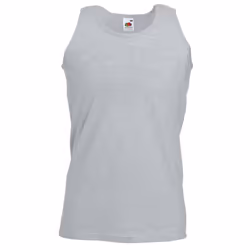 Fruit Of The Loom Mens Athletic Sleeveless Vest / Tank Top - L, Heather Grey