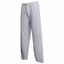 Fruit Of The Loom Mens Open Hem Jog Pants / Jogging Bottoms - M, Heather Grey
