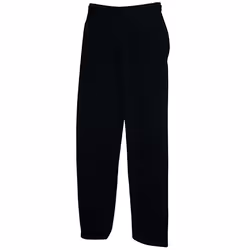 Fruit Of The Loom Mens Open Hem Jog Pants / Jogging Bottoms - M, Black