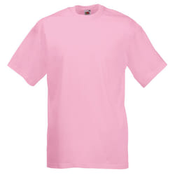 Fruit Of The Loom Mens Valueweight Short Sleeve T-Shirt - XL, Light Pink