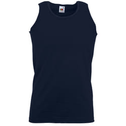 Fruit Of The Loom Mens Athletic Sleeveless Vest / Tank Top - XL, Deep Navy