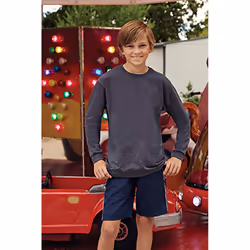Fruit Of The Loom Childrens/Kids Long Sleeve T-Shirt - 3-4, Deep Navy