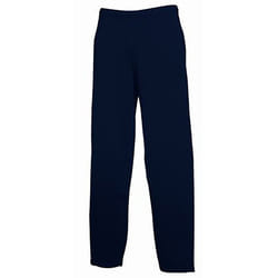 Fruit Of The Loom Mens Open Hem Jog Pants / Jogging Bottoms - 2XL, Deep Navy