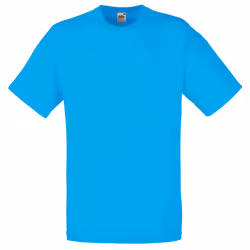 Fruit Of The Loom Mens Valueweight Short Sleeve T-Shirt - S, Azure Blue