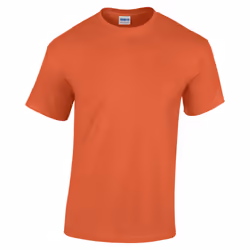 Gildan Mens Heavy Cotton Short Sleeve T-Shirt - XL, Sunset