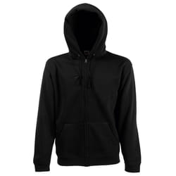 Fruit Of The Loom Men's Classic Hooded Sweatshirt - XL, Black