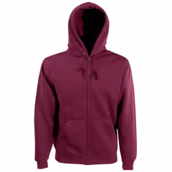 Fruit Of The Loom Men's Classic Hooded Sweatshirt - M, Burgundy