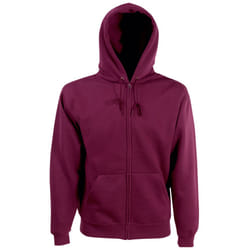 Fruit Of The Loom Men's Classic Hooded Sweatshirt - M, Burgundy
