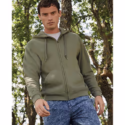 Fruit Of The Loom Men's Classic Hooded Sweatshirt - L, Classic Olive