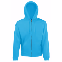 Fruit Of The Loom Men's Classic Hooded Sweatshirt - XL, Azure Blue
